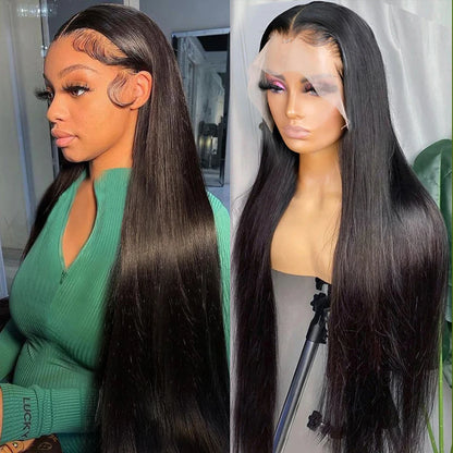 Bone Straight 13x4 Transparent HD 180 Density Brazilian Hair. - BLAKESTORE-NG