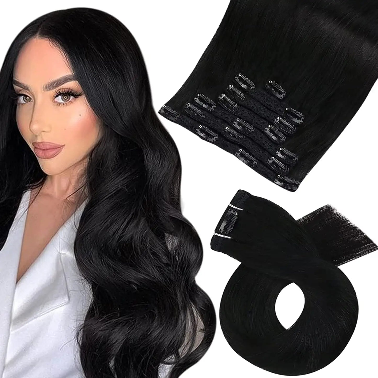 Moresoo Clip-in Hair Extensions.