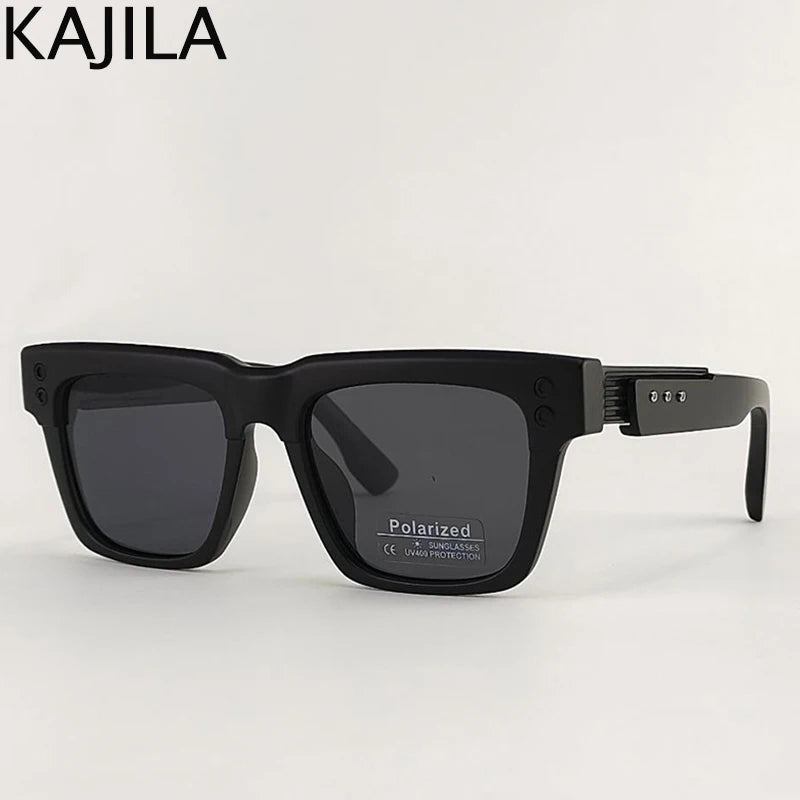 Polarized Square Punk Sunglasses Men UV400
