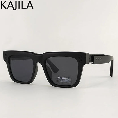 Polarized Square Punk Sunglasses Men UV400