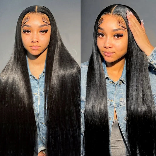 Brazilian Straight Human Hair Wig.Frontal Wig for women. - BLAKESTORE-NG