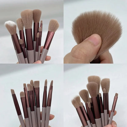 13 PCS Makeup Brushes Set for Women - BLAKESTORE-NG