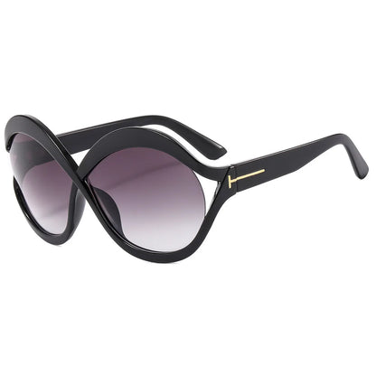New Oversized Circular Frame Sunglasses for Women