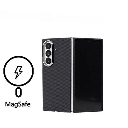 Galaxy Z Fold 7 Shockproof Carbon Fiber Business Phone Case.