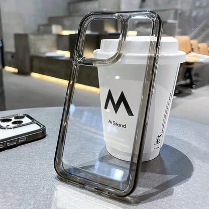 Luxury Silicone Transparent Shockproof Armo Case.