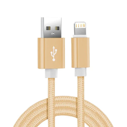 Metal Braided USB IPhone Charger Cable for iPhone.