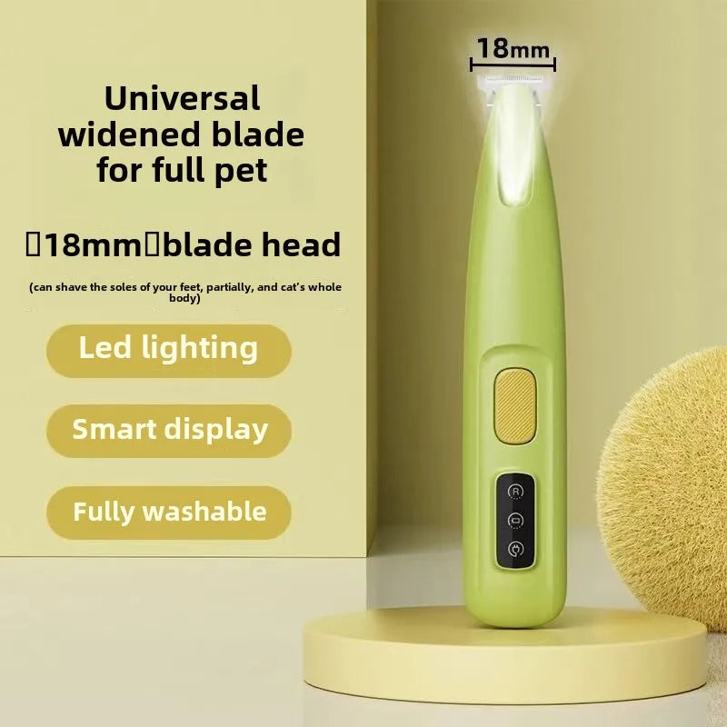 Dog Paw Trimmer with LED Light Fully Waterproof.
