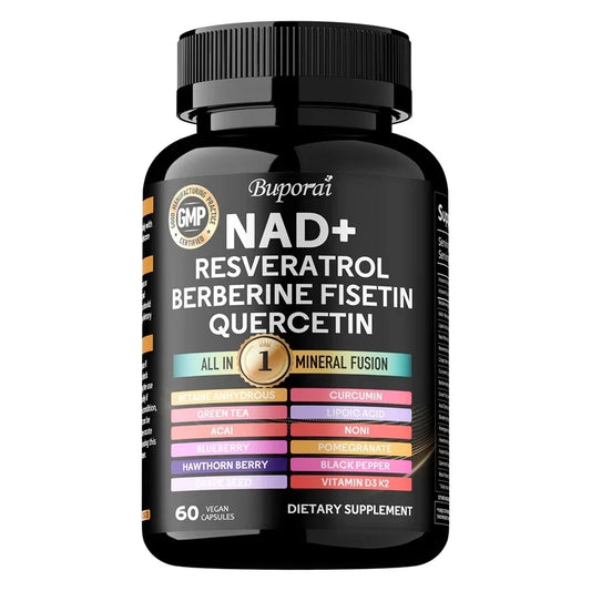 NAD+ Resveratrol Complex – Cellular Health & Anti-Aging Formula (1000 mg)