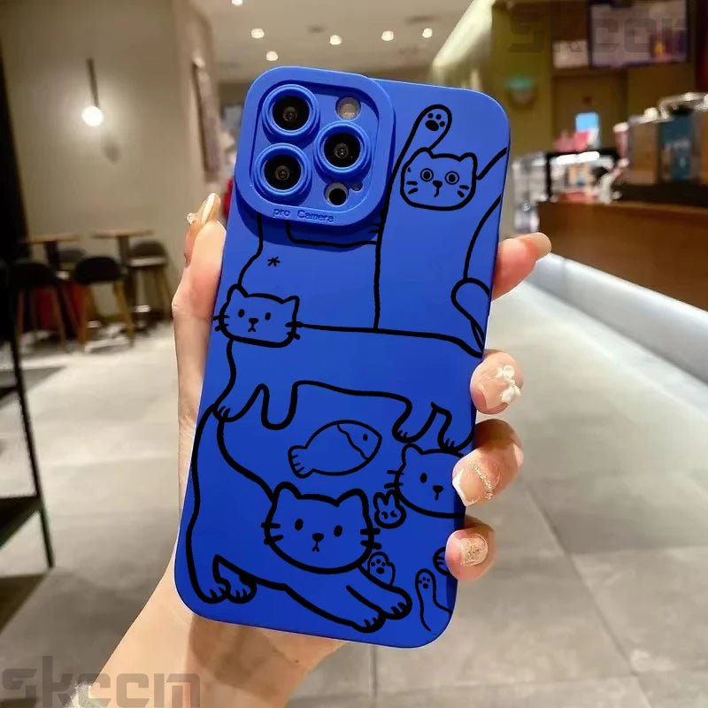 Cat Graffiti Phone Case