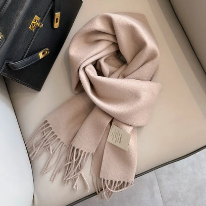 Winter Narrow Scarf- 100% Wool