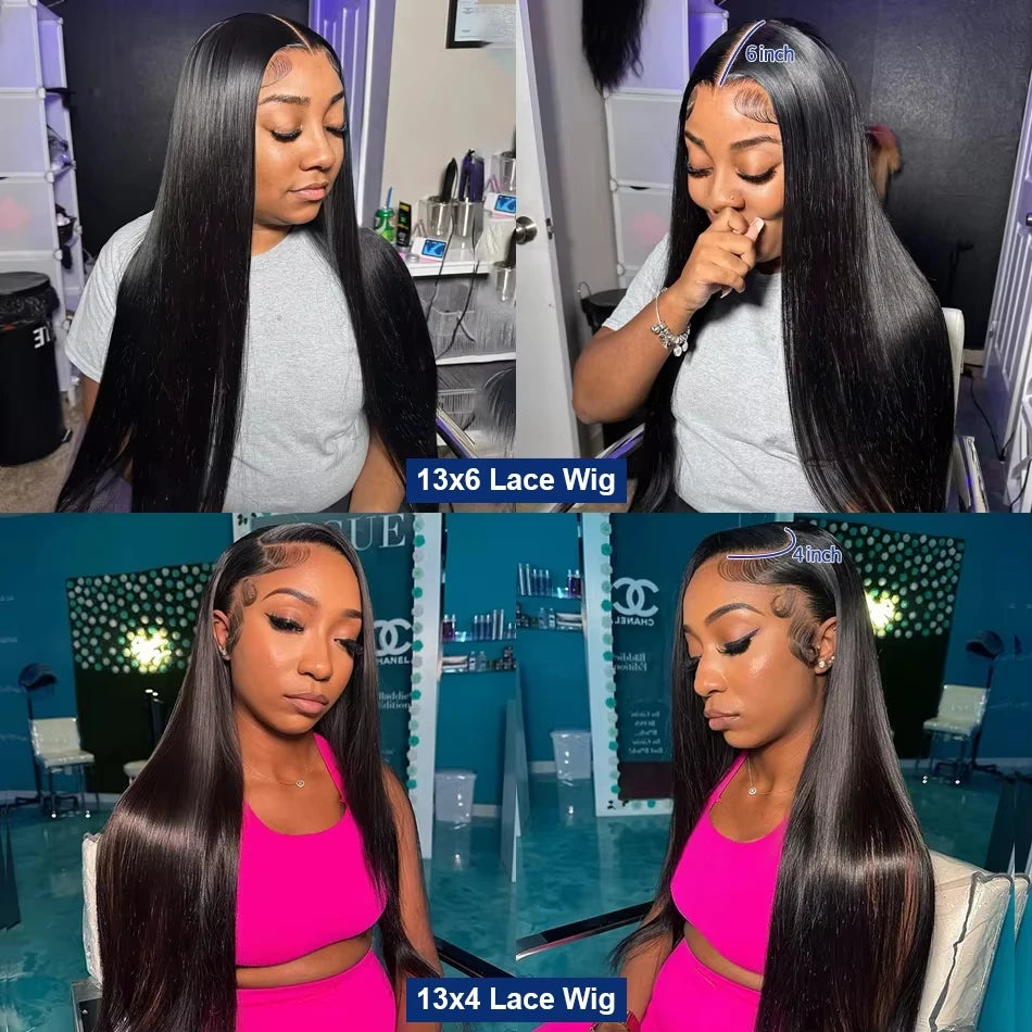 13x6 hd lace frontal human Bone Straight. - BLAKESTORE-NG