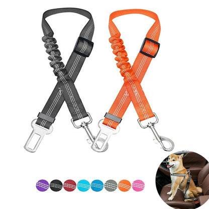 Elastic  Dog Car Seat Belt.