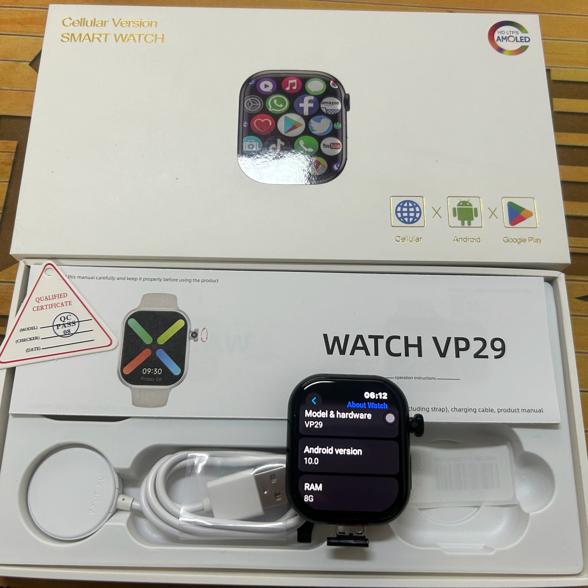 Golden Spike Amoled Smart Watch With Rotary Camera. - BLAKESTORE-NG