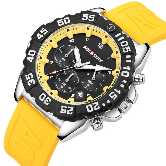Luxury Men Clock Sport Watch.