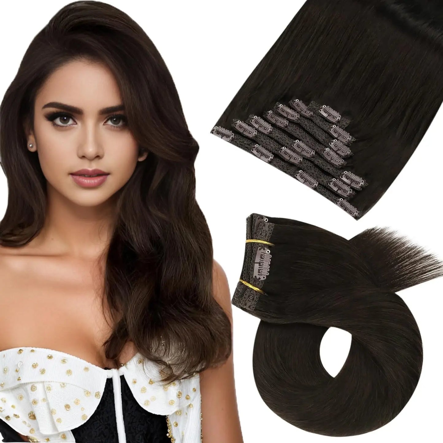 Moresoo Clip-in Hair Extensions.