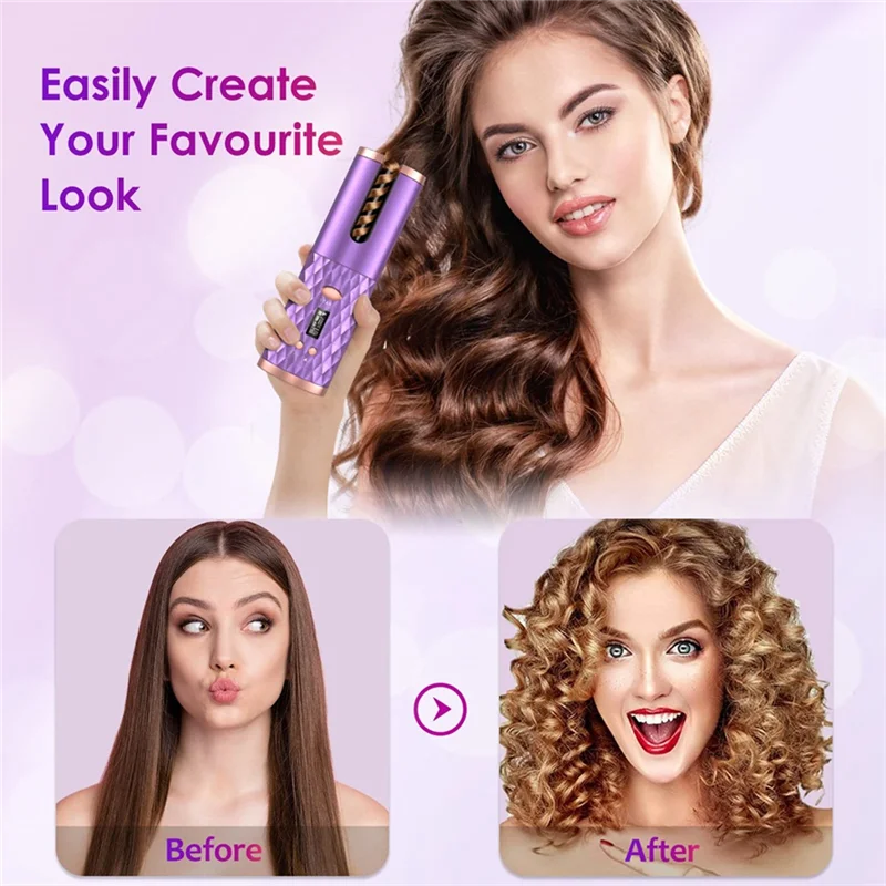 Automatic Cordless Hair Curler.