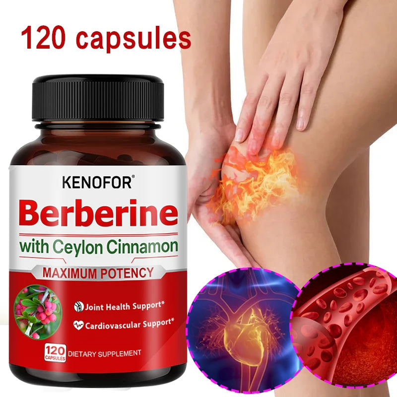 Berberine and Ceylon Cinnamon - Supports joints and cardiovascular system.