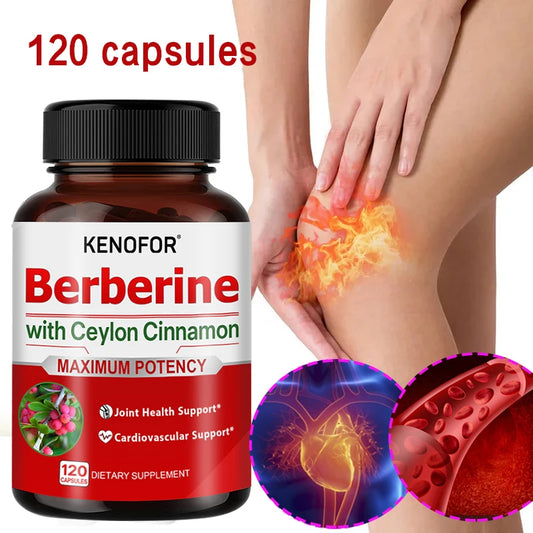 Berberine and Ceylon Cinnamon - Supports joints and cardiovascular system.