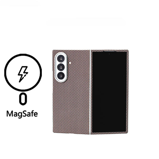 Galaxy Z Fold 7 Shockproof Carbon Fiber Business Phone Case.
