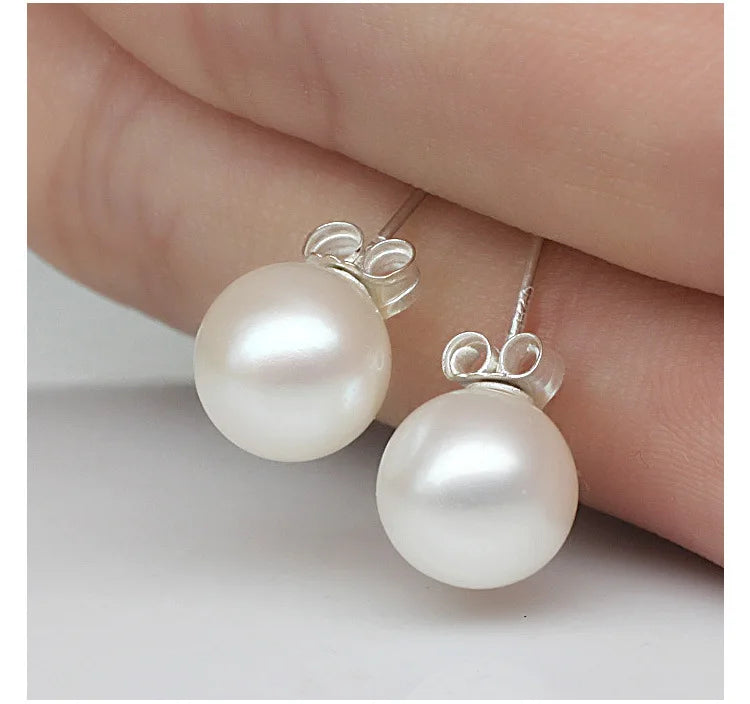High Quality Silver Stud Earrings 925 For Women - BLAKESTORE-NG