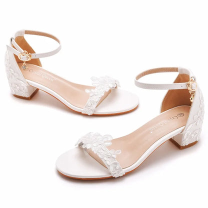 Wedding Sandals Silk Shoes.