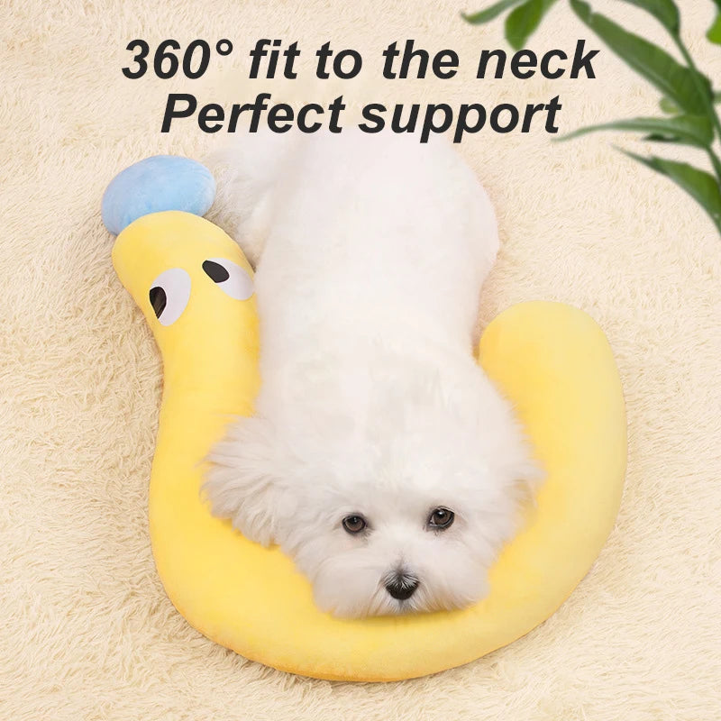 Little Pillow U-Shaped Neck Protector For Puppy.
