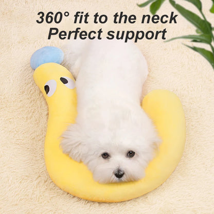 Little Pillow U-Shaped Neck Protector For Puppy.