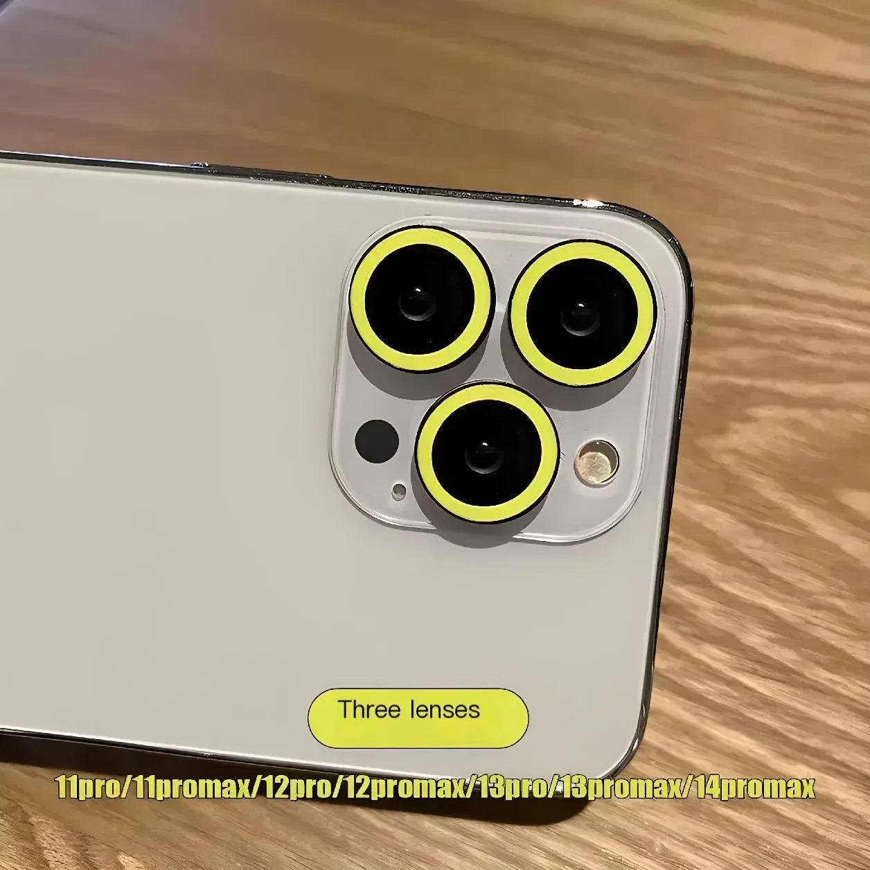 2-3Pcs Luminous Ceramic Camera Protector Film For IPhone.