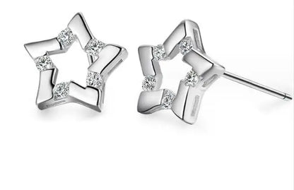 High Quality Silver Stud Earrings 925 For Women - BLAKESTORE-NG