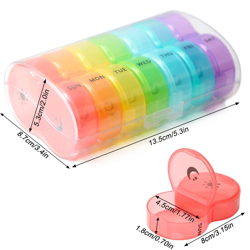 Large Weekly Pill Organizer - BLAKESTORE-NG