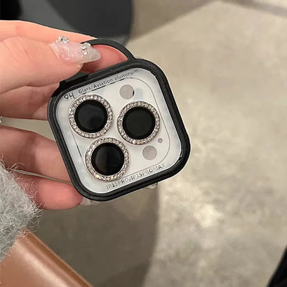 2-3Pcs Diamond Camera Lens Protector For IPhone.