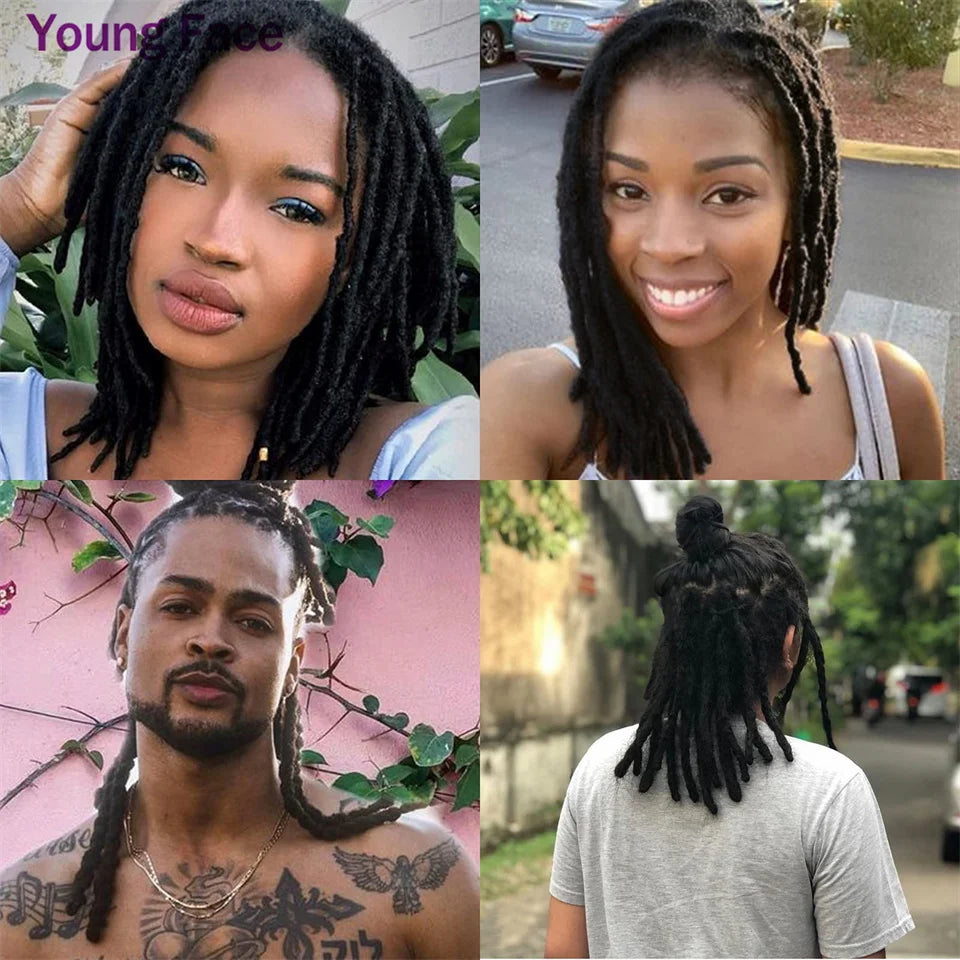 Dreadlock Extensions Real Human Hair.