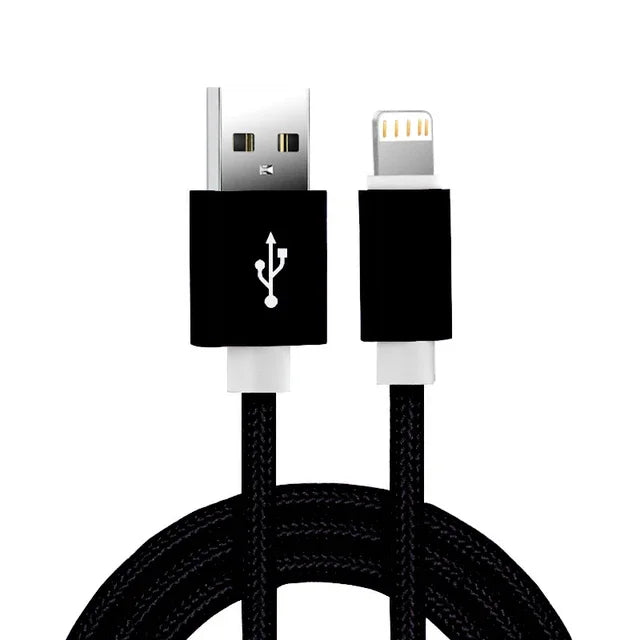 Metal Braided USB IPhone Charger Cable for iPhone.