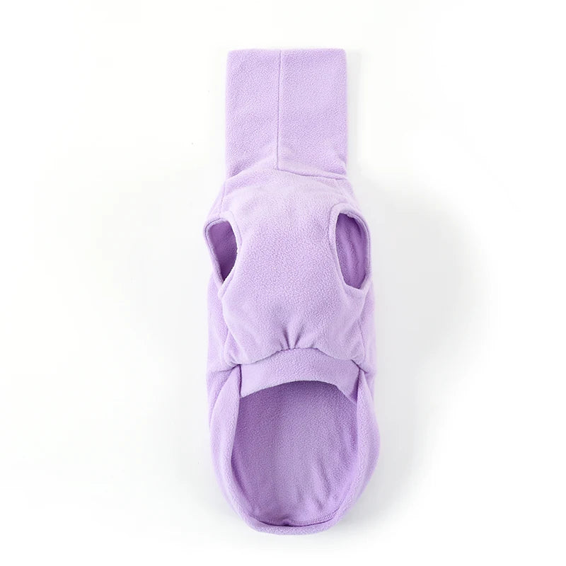 soft breathable fleece dog clothes autumn winter