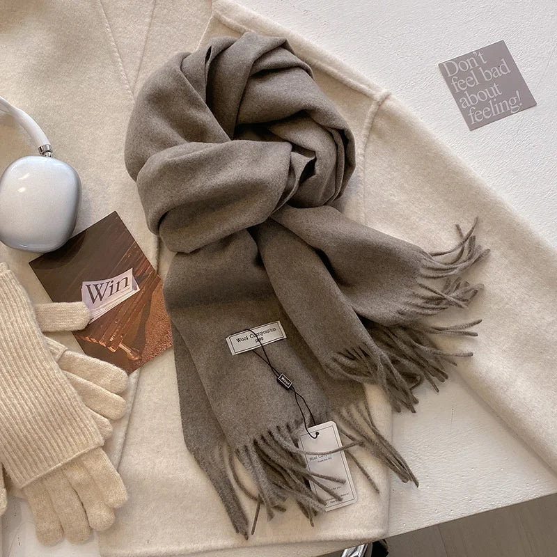 Winter Wool Scarf For Women