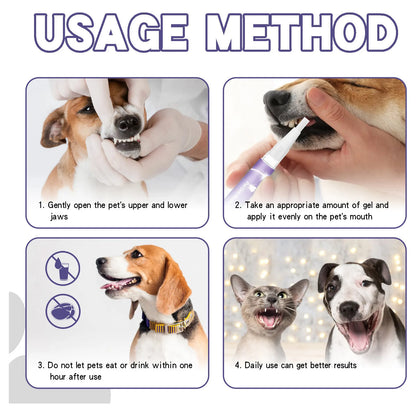 3ml Teeth Cleaning Oral Gel for Dog & Cat.