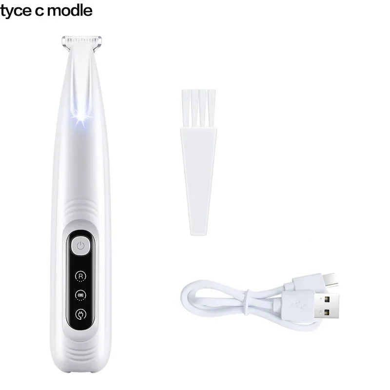Dog Paw Trimmer with LED Light Fully Waterproof.