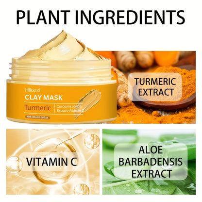 Turmeric  Clay Deep Cleansing Facial Mask.