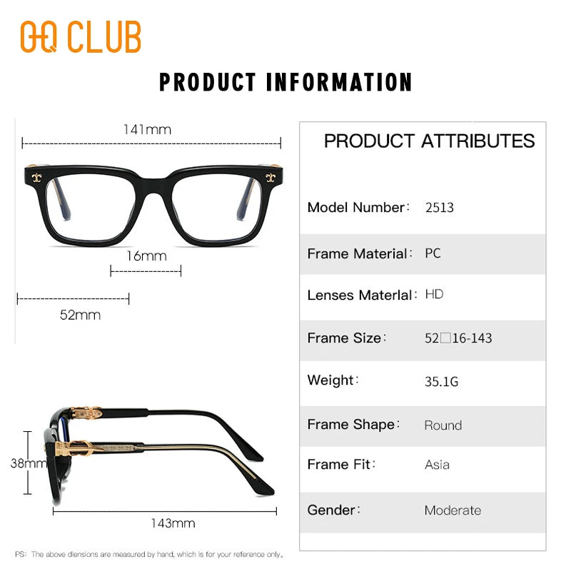 Unisex High quality blue light Lenses