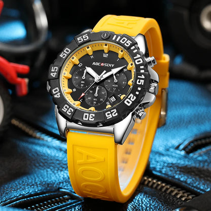 Luxury Men Clock Sport Watch.