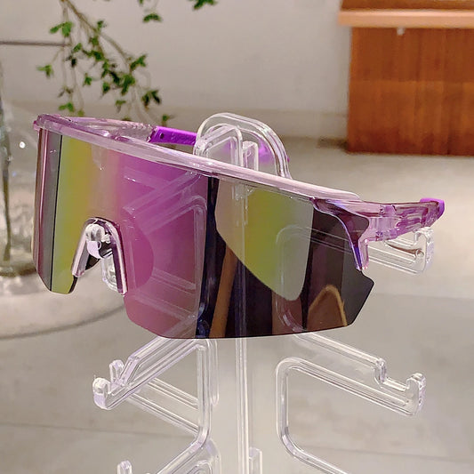 Semi-rimless Sports Sunglasses.