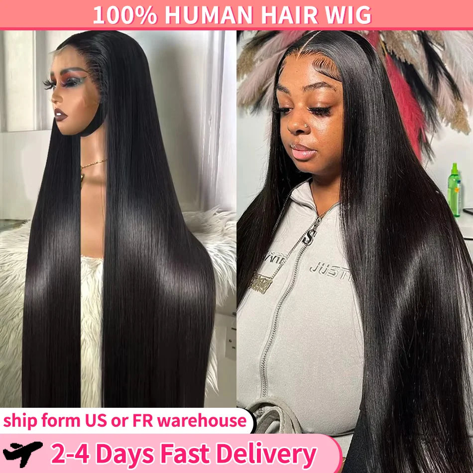 100% Human Hair Wigs Lace Wig HD For Women. - BLAKESTORE-NG