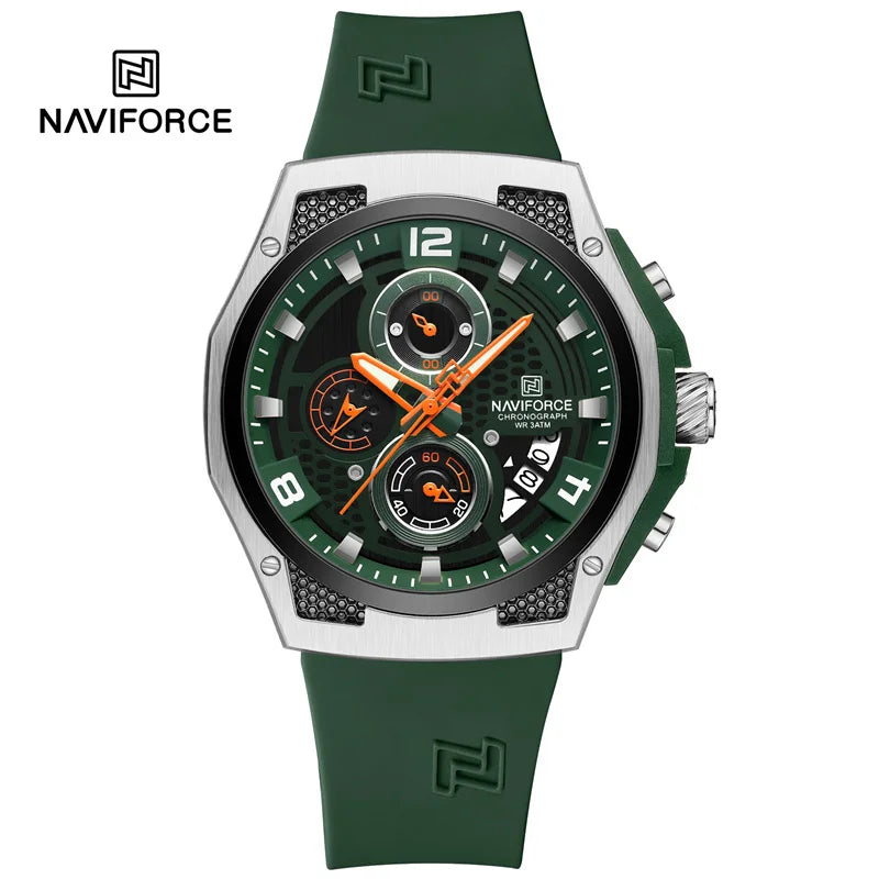 High Quality Luxury Original Men Watch with Silicone Strap. - BLAKESTORE-NG