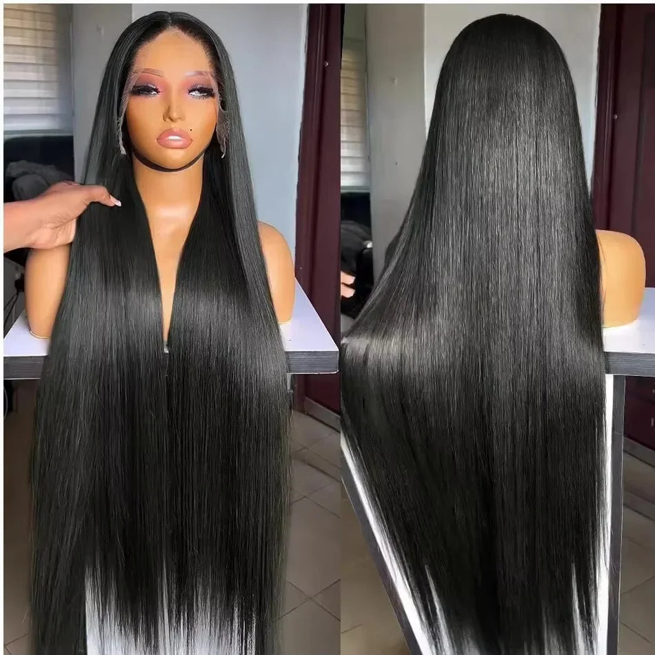 Bone Straight Lace Front Human Hair Wigs Brazilian. - BLAKESTORE-NG