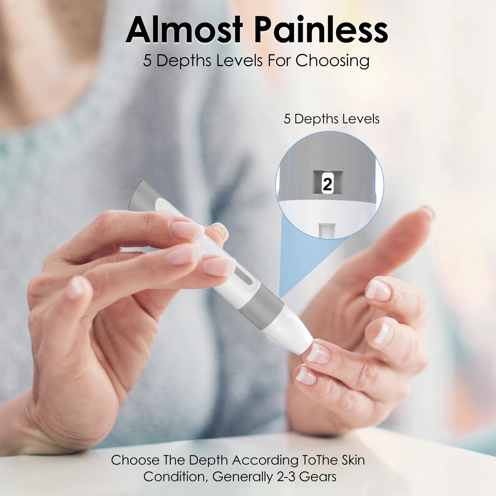 Blood Sugar Monitor. Glucose Meter G-425-3 Glucosemeter Kit