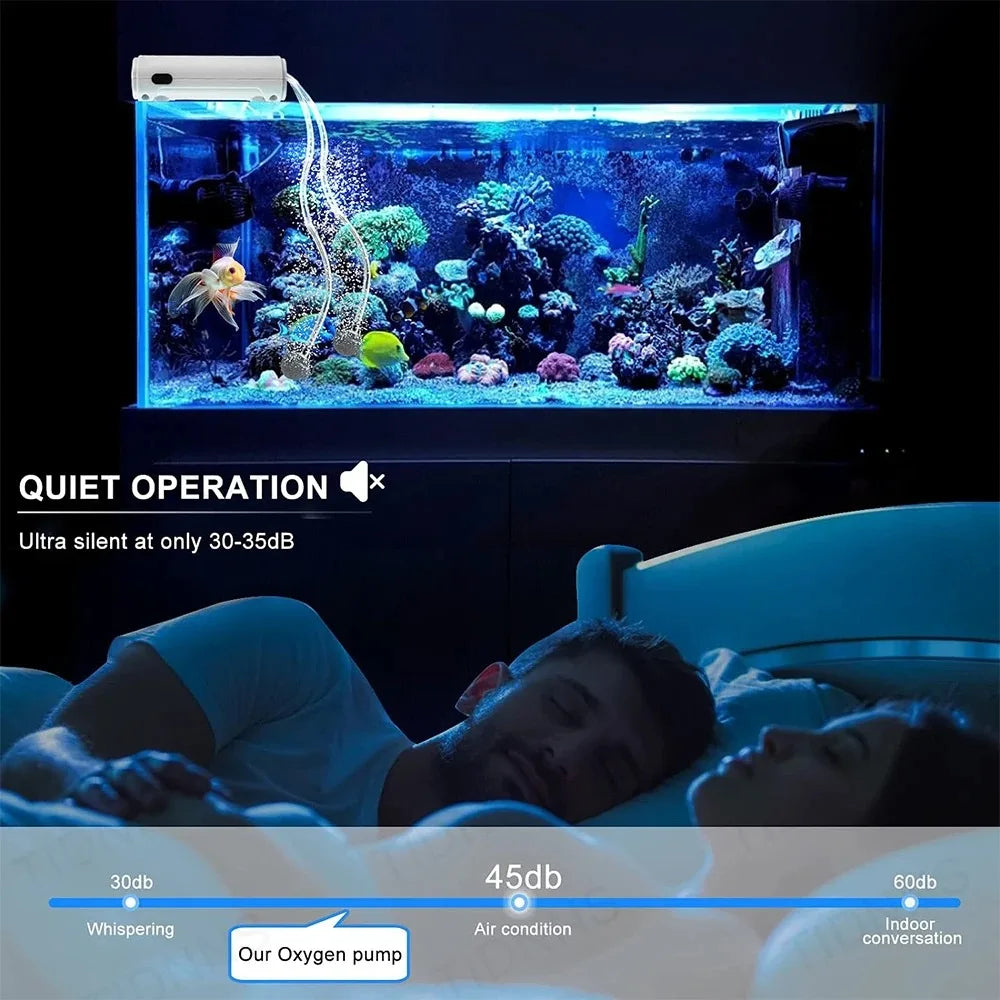 Aquarium Fish Tank Oxygen Pump.