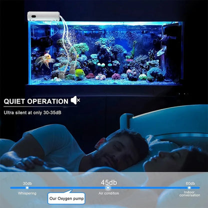 Aquarium Fish Tank Oxygen Pump.
