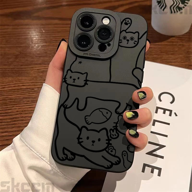 Cat Graffiti Phone Case