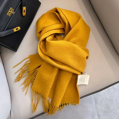 Winter Narrow Scarf- 100% Wool
