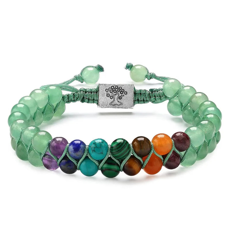 Life Tree Bracelets Natural Stone Reiki Healing Beads Bangles for Men and Women - BLAKESTORE-NG